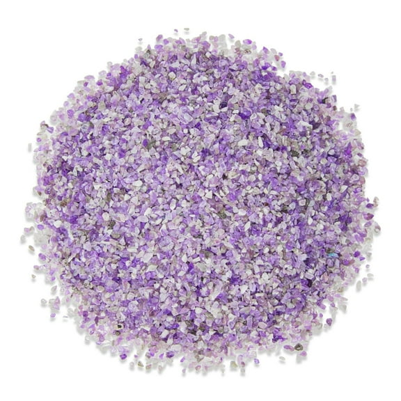 1 Pound Tumbled Amethyst Mix Crystal Chips Bulk Gemstone Undrilled Beads Natural Stones Healing Crystals Crushed Chunked Crystal Pieces Loose Beads, for Jewelry Making Decor Crafts Irregular Chips
