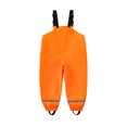 thumbnail image 1 of Pantalon de Pluie pour Enfants, Polyester Imperméable avec Poignets Réfléchissants et Bretelles Ajustables, Taille Plate, Utilisation Quatre Saisons, pour Jouer Dehors et Sauter dans les Flaques, 1 of 7
