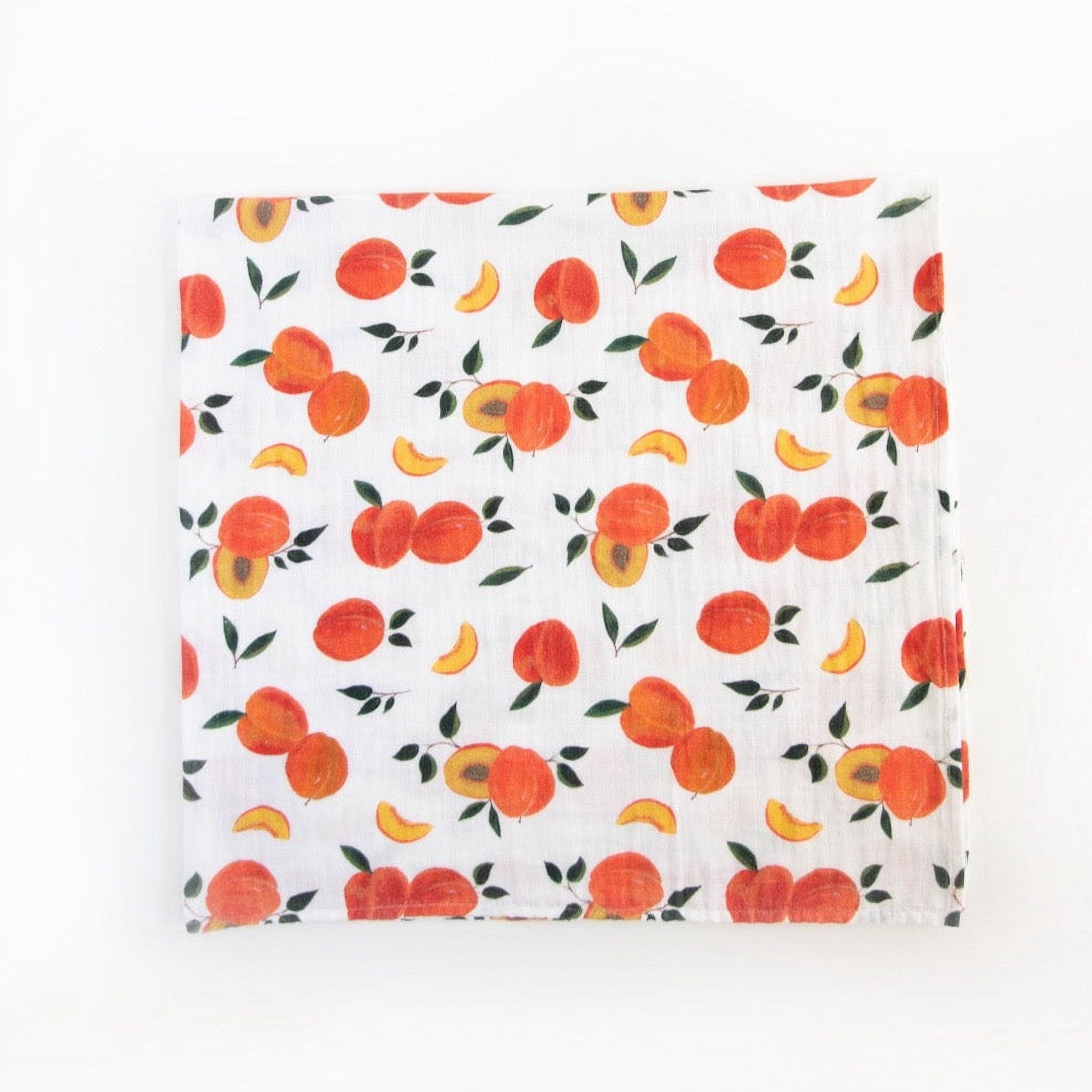 Red Rovr 100% Organic Cotton Muslin Swaddle Infant Blanket 2 Pk, Unisex, Peachy