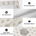 thumbnail image 6 of Bohemia Outdoor Rug for Patio/Deck/Porch, Non-Slip Large Area Rug 6 x 9 Ft, Modern Boho Floral Plants Minimalist Abstract Beige Indoor Outdoor Rugs Washable Area Rugs, Camping Rug Carpet Runner, 6 of 8