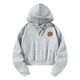 thumbnail image 2 of Sudadera con capucha para mujer, sudadera con capucha de gran tamaño para mujer, estampado marrón, sudadera gris de manga larga de moda, sudadera con M, 2 of 8