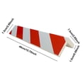 thumbnail image 2 of 2PCS Reflective Garage Wall Corner Protectors 40cm Self-Adhesive EVA Foam Bumper Guards with Warning Stripes for Car Parking and Safety Protection, 2 of 4
