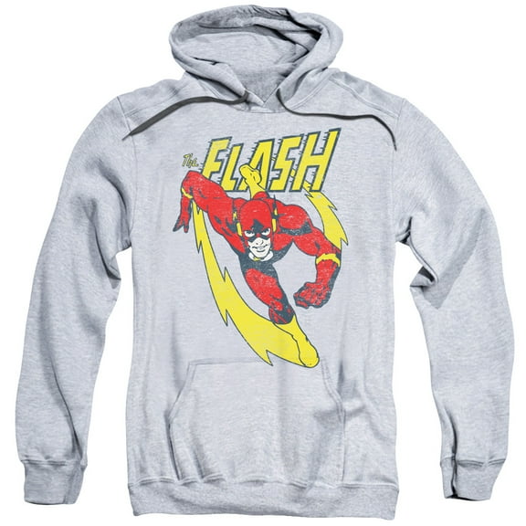 Justice League Of America Men's  Lightning Trail Hooded Sweatshirt Blue