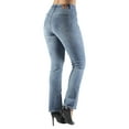 thumbnail image 4 of Fashion2Love Women's Juniors/Plus Classic Mid Waist Straight Leg Jeans, 4 of 9