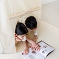 thumbnail image 2 of 3 Sprouts Kids Play Tent Playhouse Castle with Recycled Fabric for Indoor and Outdoor Games in Beige, 2 of 8