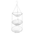thumbnail image 3 of 3 Tier Fruit Basket, Hanging Fruit Storage Basket 5kg Load Bearing Space Saving Rustproof Multifunctional  for Balcony for Vegetable, 3 of 8