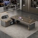 thumbnail image 4 of Grand Class Boss Table High End General Manager Office Table Combination Painted Simple Luxury Furniture President Office Table My Lux Decor Round, 4 of 12