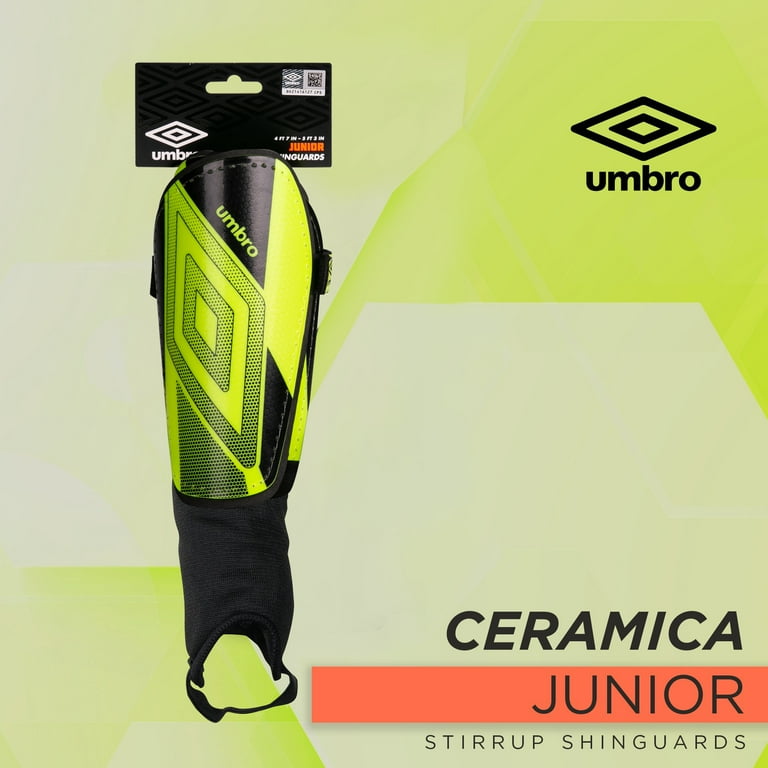 Umbro Ceramica Junior Stirrup Soccer Shin Guards for
