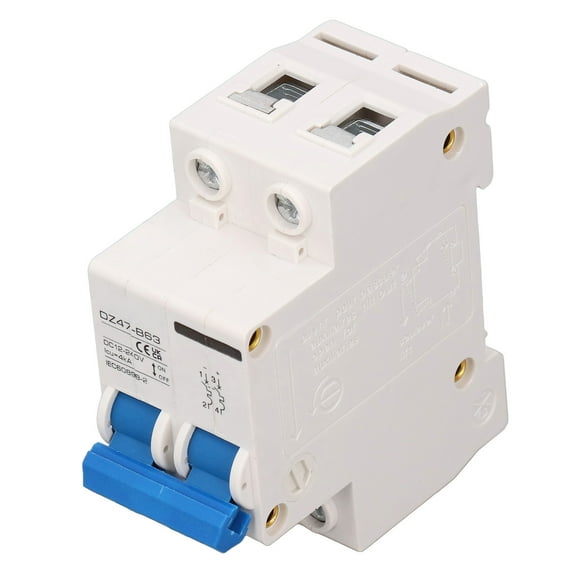 Disjoncteur DC, 2p Circuit Photovoltaïque DC Mini Disjoncteur de Sécurité de Qualité Professionnelle