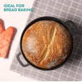 thumbnail image 4 of Navaris Sarten Hierro Fundido con Tapa - Sartén Holandesa con 2 Asas - Apta para Cualquier Cocina y, 4 of 8
