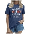 thumbnail image 1 of TINZ T-Shirt Décontracté à Manches Courtes Imprimé pour Femmes Col Rond Tee Graphique pour Usage Quotidien Très Grand Femmes T-Shirts Femmes Tees, 1 of 4