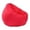 Red, variant on Soft Linen Bean Bag Chair Cover Washable Zippered Replacement Cover for Bedroom Living Room Dorm Home (27.56 x 31.5 Inch)