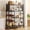 Matt Black, variant on 3-Tier Rolling Storage Cart with 2 Removable Wire Baskets, Heavy Duty Metal Organizer Rack, Slim Kitchen Cart for Pantry, Bathroom, Office