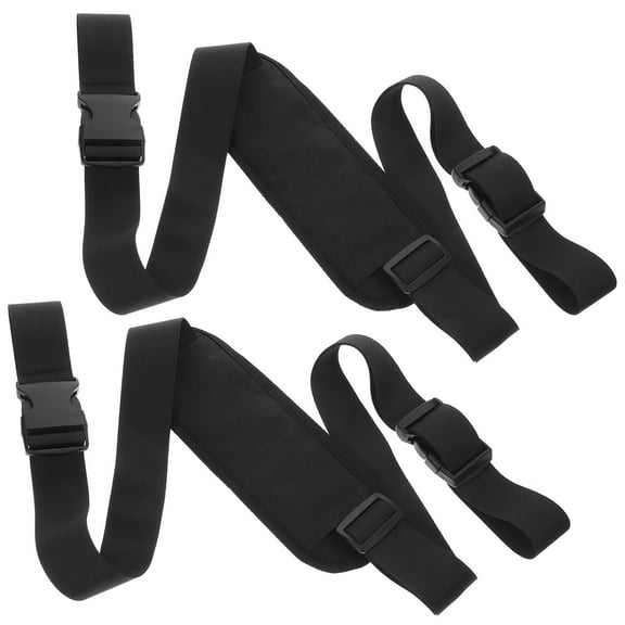 FONDOTIN Adjustable Kick Scooter Shoulder Strap, Black, Durable and Practical for Home, 2Pcs