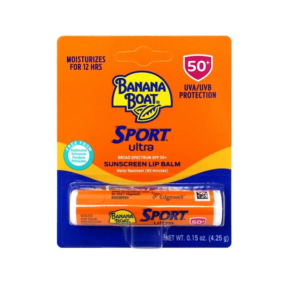 Banana Boat Sport SPF 50 Sunscreen Lip Balm (2 Pack)
