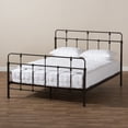 thumbnail image 6 of Baxton Studio Ginette Vintage Industrial Antique Black Finished Metal Platform Bed, Multiple Sizes, 6 of 7