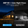 thumbnail image 3 of Liwan 4G LTE Cellular Solar Security Camera, Wireless Outdoor No WiFi Camera, 360 Live View, 4MP Color Night Vision, PIR, 2-Way Talk, 3 of 12