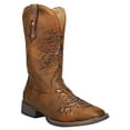 thumbnail image 2 of Roper Womens Kennedy Glitter Square Toe Cowboy  Mid Calf Boots, 2 of 5
