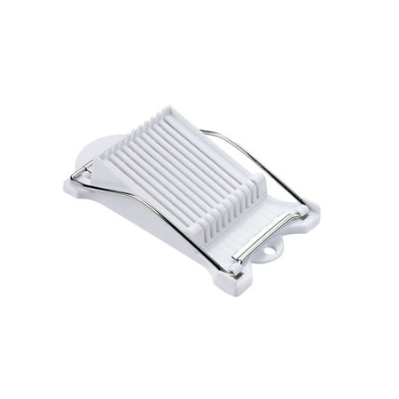 

QIIBURR Luncheon Meat Stainless Steel Wire Cut into 10 Slices for Eggs Ham Banana Soft Food (white)