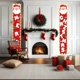 thumbnail image 5 of Decoraciones de la Puerta de Navidad Cortinas de la Puerta de la Pareja de Navidad Personalizadas Decoración de la Puerta de la Fiesta Canopy Bandera de Navidad Paño de Fondo Decoración de la Luz de N, 5 of 7