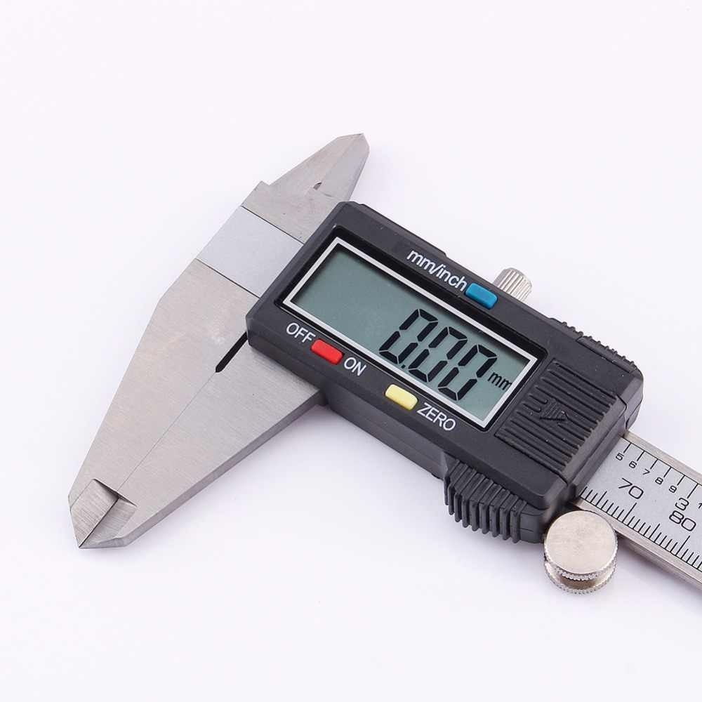 Digital Caliper 8 Inch Stainless Steel Measures inch/metric w/ Case and Battery - Code Auto Tool and Restoration Supply
