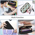 thumbnail image 5 of Goofa Tropical Summer Palm Pattern Big Capacity Pencil Pen Case Office College Large Storage High Capacity Bag Pouch Holder Box Organizer, 5 of 9