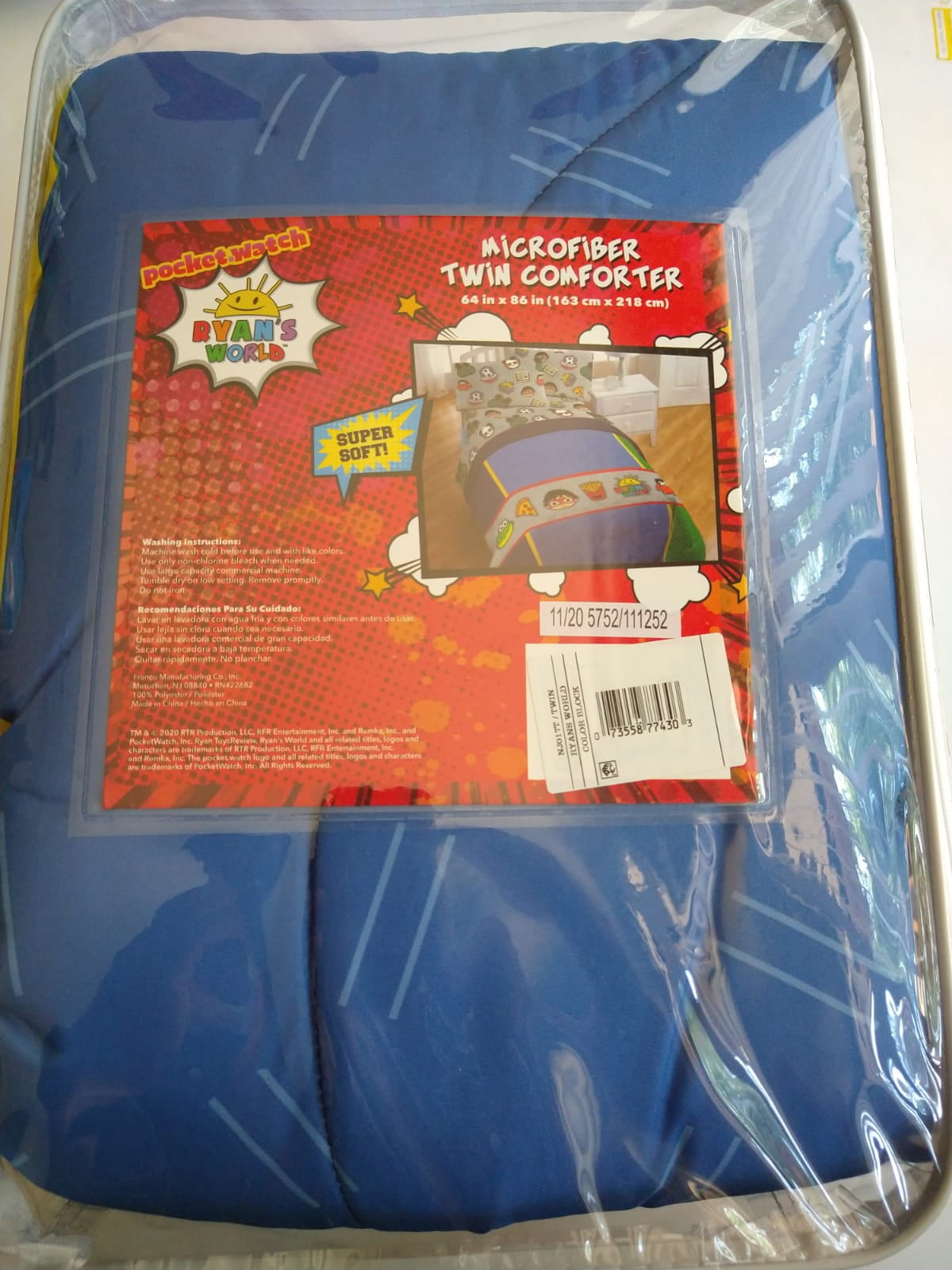 Ryan's World Twin Comforter