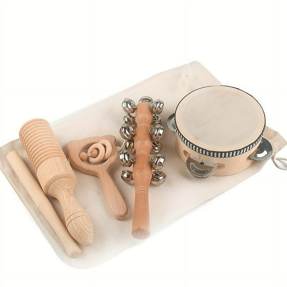 Wooden Orff Musical Instrument Set Combination Teaching Aids Full Set Of