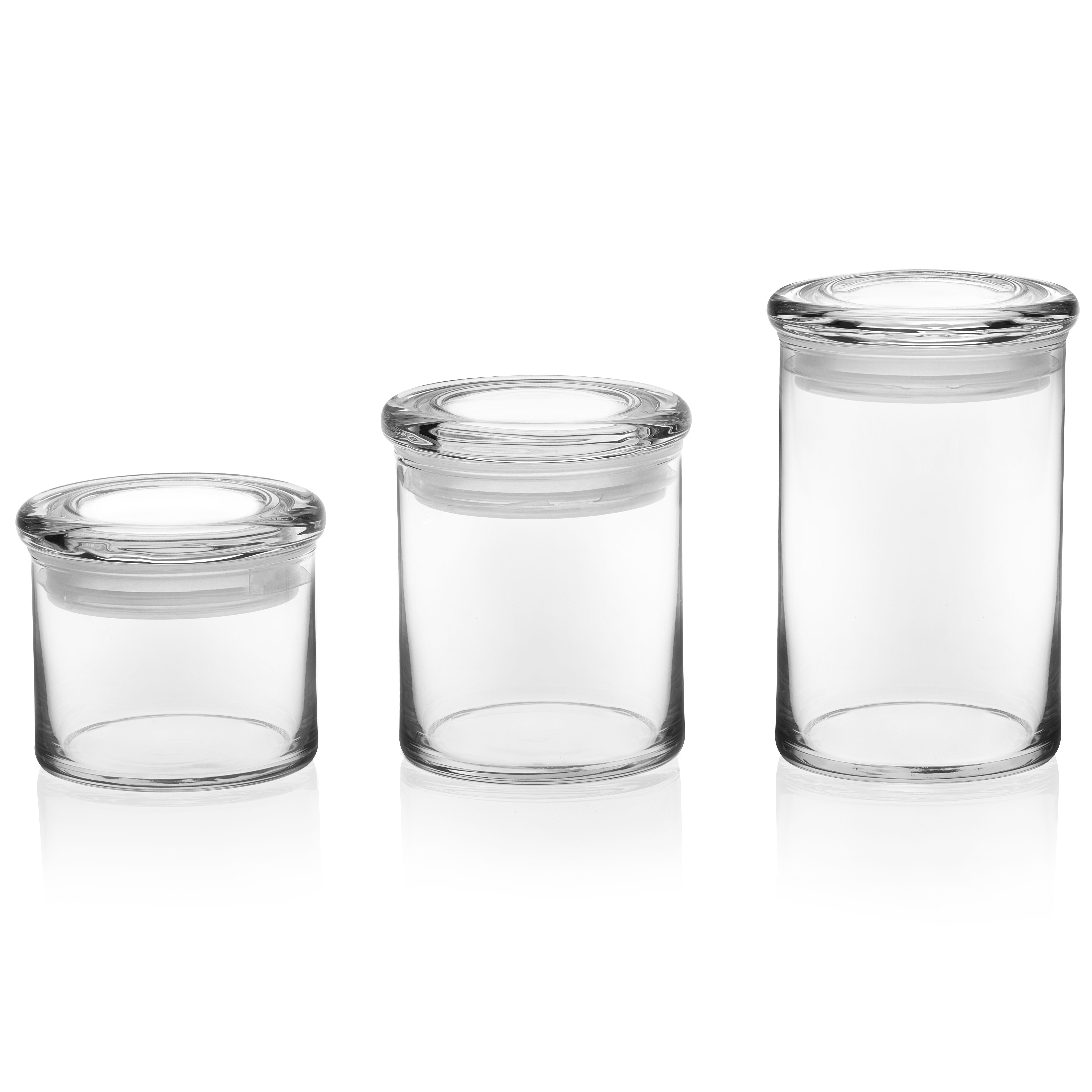 Libbey Serve It Small Multi-Size Glass Containers with Lids, Set of 5 - Bed  Bath & Beyond - 18525602