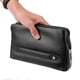thumbnail image 2 of Fipilock FL-V1 Men's Zipper Leather Wallet, Anti-Theft Smart Fingerprint Purse, Black, 2 of 4