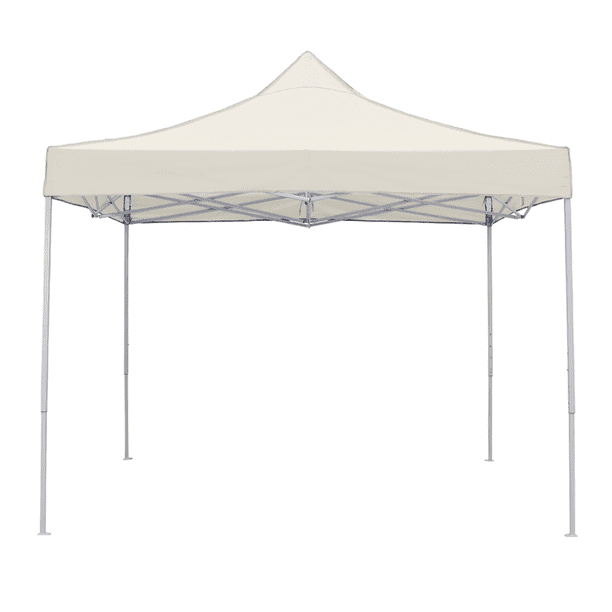 Toldo Plegable Ilios Innova Impermeable Color Blanco 2.91m X 2.91m.
