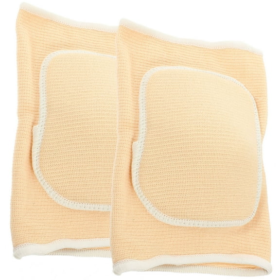 LEORX 1 Pair of Wrestling Knee Pads Khaki Protective Knee Pads for Outdoor Sports and Fitness