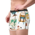 thumbnail image 4 of Disketp Travel1 Men'S Boxer Briefs,Soft And Breathable Cotton Underwear With Comfortflex Waistband, 4 of 8