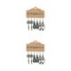 thumbnail image 2 of Pendientes de borla Minnieouse 12 Uds Vintage moda Retro oreja larga alambre borlas gancho fiesta joyería mujeres regalos hechos a mano, 2 of 6