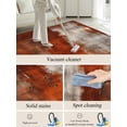 thumbnail image 5 of Abstract Collage Theme Area Rug for Bedroom 5x7 Ft Vintage Red Oil Painting Texture Super Soft fuzzy Throw Rug Non-Slip Fluffy Plush Indoor Floor Carpet for Living Room Nursery Home Decor, 5 of 8