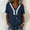 Navy, variant on Msgweeeg Short Sleeve Tops Summer Tall Womens Clothing V Neck Lace Regular Fit Stylish Vacation Womens Casual Shirts