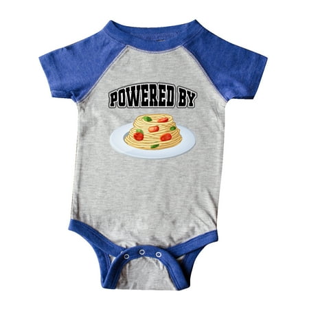 

Inktastic Powered by Spaghetti Gift Baby Boy or Baby Girl Bodysuit