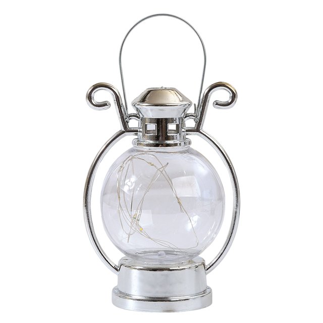 LCXmlly Battery Operated Lantern LED Lantern Vintage Operated Portable Handle Home Decor Flameless Electronic Lamp Night Light Christmas Party