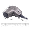 thumbnail image 4 of Handle Pneumatic Hammer Hand-held Air Hammer Palm Hammer Hardness Hammer Tips Set Mini Small Auto Chipping Hammer ,Wide Use, 4 of 7