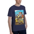 thumbnail image 2 of Bingfone Different Construction Site Vehicles Men'S Loose Fit Short-Sleeve Pocket T-Shirt, 2 of 7