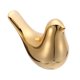 thumbnail image 1 of Figuras de cerámica modernas para el hogar, estatuas de pájaros, esculturas de animales, decoración del hogar, artesanías, cerámica dorada, XL, 1 of 3