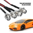 thumbnail image 4 of Peahefy RC Car LED Light, RC Accessory,4PCS 5mm Headlights RC Accessory LED Lights for Model Drift Car Vehicle, 4 of 8