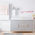 thumbnail image 6 of Get Naked Wall Decals Funny Bathroom Wall Sticker Vinyl Decal Bathroom Background Decor Wall Art Toilet Sticker Funny Word Sayings Sticker Get Naked Sign for Bathroom Pink, 6 of 9