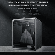 Creality K1 Series 3D Printers K1 Max/K1C/K1 600mm/s High Speed DIY 3D Printer Support 300℃ Printing Suit for ABS/PLA/PETG/PET/TPU/PA/ABS/ASA/PC/ PLA-CF/PA-CF/PET-CF Filaments-K1 Max 3D Printer