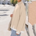 thumbnail image 4 of GILIGEGE Womens Crewneck Sweatshirts Fall Clothes,Patchwork Long Sleeve Loose Fit Pullover Tops,Fashion 2026 School Teacher Outfits,Cowboy Chic Knit Cozy Warm Layered Winter Oversized Sweaters Beige, 4 of 6