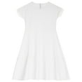 thumbnail image 2 of Mevxay White Dress for Girls Lace Short Sleeve A Line Swing Flowy Basic Summer Dresses for 6-14 Years White, 2 of 6