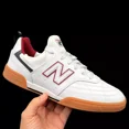 thumbnail image 1 of New Balance Numeric 288 Mens ClassicSkateboarding Leather Sneakers Size 8 White, 1 of 5