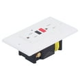 thumbnail image 4 of Wall Outlet, GFCI Guard Switch Prevent Electric Shock Neutral Point Grounding Dual Safety  Automatic Detection  for Ground Fault Leakage, 4 of 7