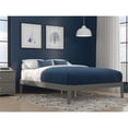 thumbnail image 1 of AFI Colorado Solid Wood Queen Bed with USB Charging Station in Gray, 1 of 7