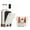 Ivory, variant on CQHXIAO Expandable Front Opening 20-Inch Carry-On Luggage Set with USB Port and Cup Holder Two-Piece ABS Suitcase, Ivory